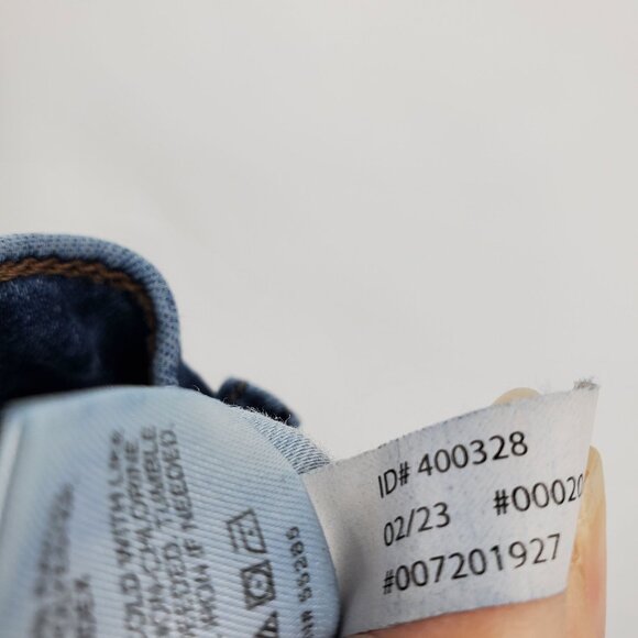 Express Women's High Rise 90's Slim Distressed Denim Casual Jeans Size 10 Long - Picture 4 of 10